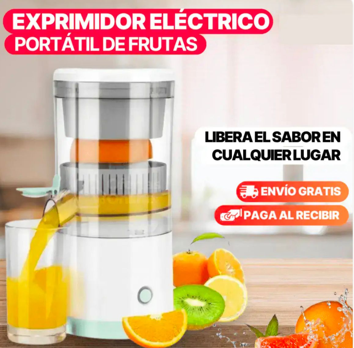 Exprime la frescura en segundos, donde quieras y cuando quieras 🍊